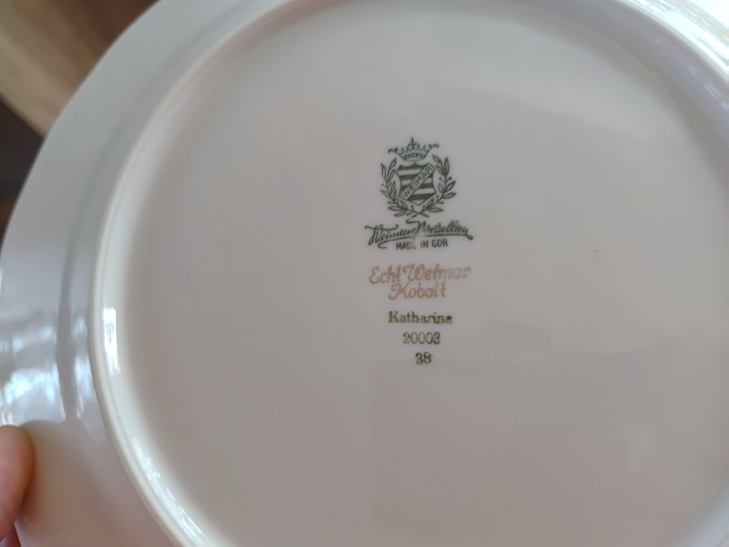 Zastawa serwis porcelanowy WEIMAR Echt Kobalt