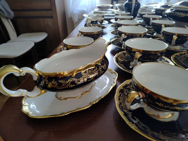 Zastawa serwis porcelanowy WEIMAR Echt Kobalt - 02 Zastawa serwis porcelanowy WEIMAR Echt Kobalt - 02