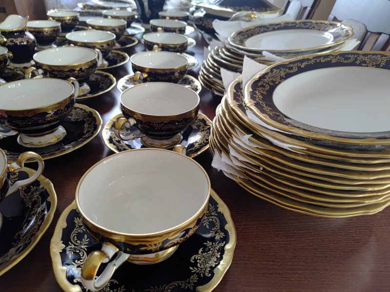 Zastawa serwis porcelanowy WEIMAR Echt Kobalt - 03 Zastawa serwis porcelanowy WEIMAR Echt Kobalt - 03