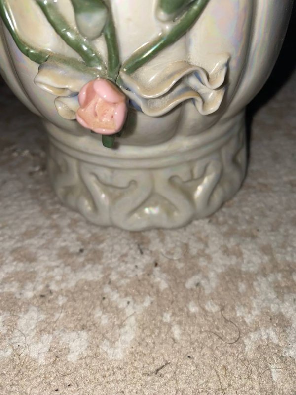 Zjawiskowy Wazon Porcelanowy Vintage z Różą - 02 Zjawiskowy Wazon Porcelanowy Vintage z Różą - 02