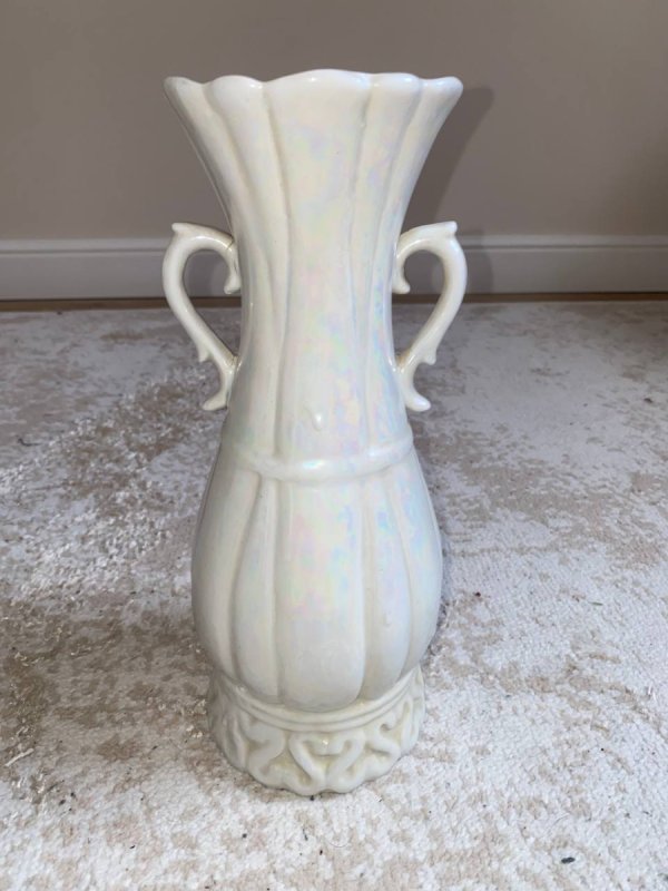 Zjawiskowy Wazon Porcelanowy Vintage z Różą - 03 Zjawiskowy Wazon Porcelanowy Vintage z Różą - 03