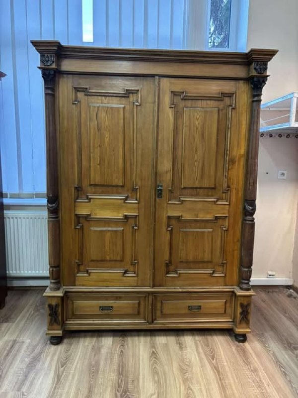 Stylowa, drewniana szafa stan dobry, solidne wyk