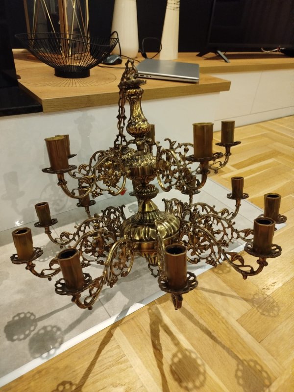 Żyrandole mosiężne - 02 Żyrandole mosiężne - 02