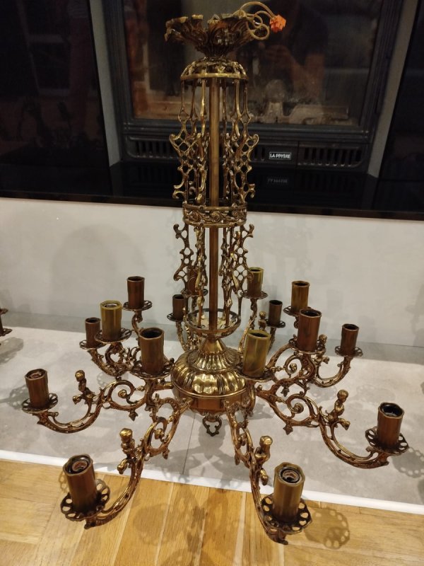 Żyrandole mosiężne - 03 Żyrandole mosiężne - 03