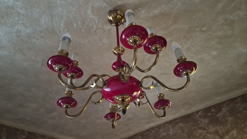 Żyrandol plus kinkiet