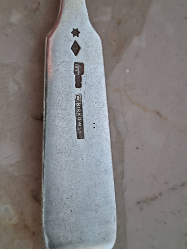 Widelce srebrne W. Birkowski - 01 Widelce srebrne W. Birkowski - 01