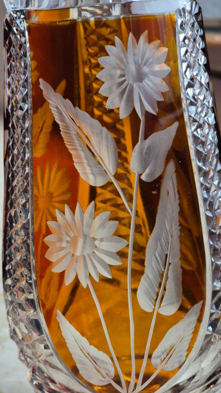 Wazon z polskiego kryształu