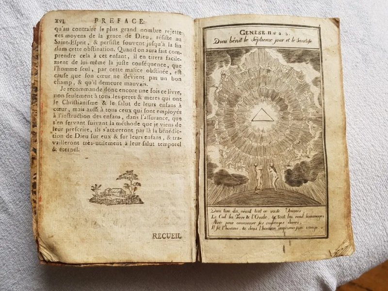 XVIII wieczna Biblia francuska - 01