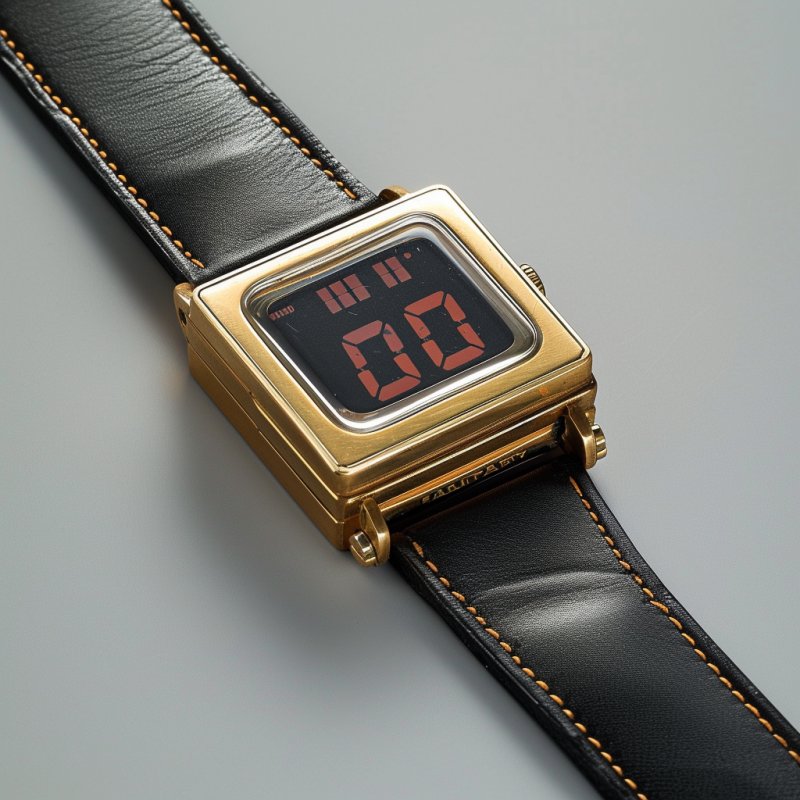 Unikatowy zegarek cyfrowy na rękę, Hamilton Watch Company, 1972 - 01 Unikatowy zegarek cyfrowy na rękę, Hamilton Watch Company, 1972 - 01