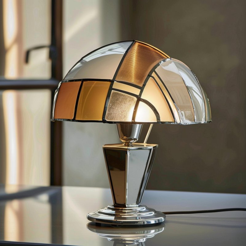 Lampa stołowa Art Deco z lat 20. XX wieku - 01 Lampa stołowa Art Deco z lat 20. XX wieku - 01