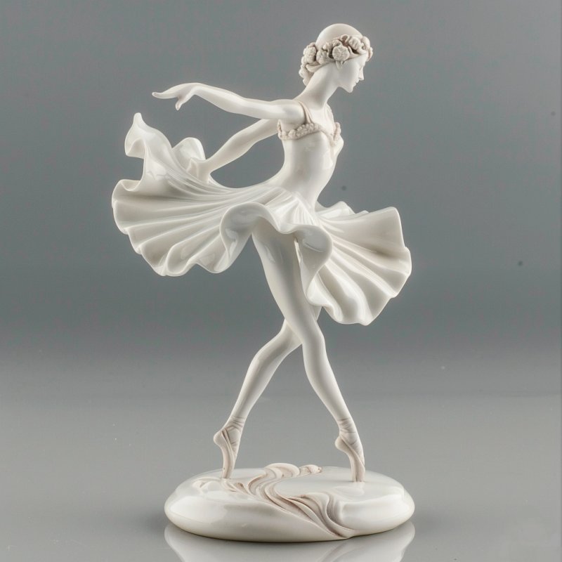 Figurka baletnicy z początku XX wieku - 01 Figurka baletnicy z początku XX wieku - 01