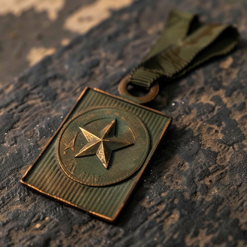 Medal za odwagę, relikt II Wojny Światowej - 01 Medal za odwagę, relikt II Wojny Światowej - 01