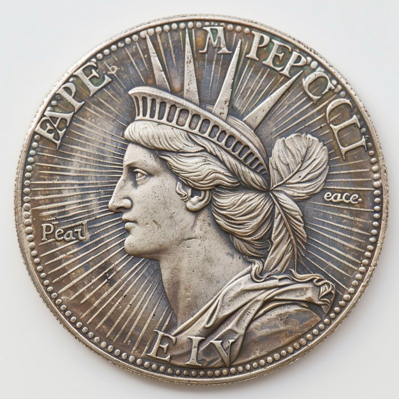 Amerykański Dolar Pokojowy z lat 20. XX Wieku - 01 Amerykański Dolar Pokojowy z lat 20. XX Wieku - 01