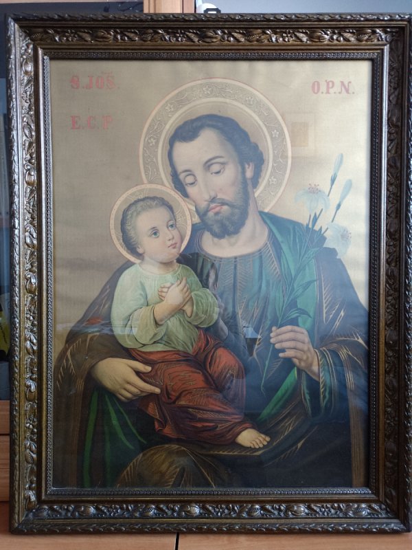 2 obrazy religijne z początku XX w.