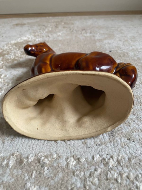 Wyjątkowa figurka konia PRL kamionka vintage - 02
