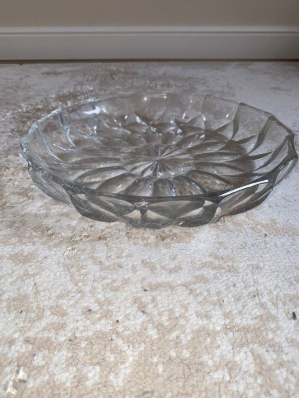 Patera Kryształ Talerz z PRL - 01