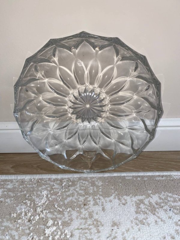 Patera Kryształ Talerz z PRL - 02