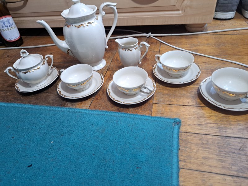 Porcelana zestaw prl