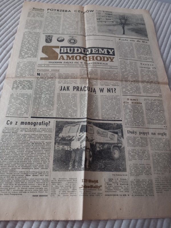 Strona z gazety