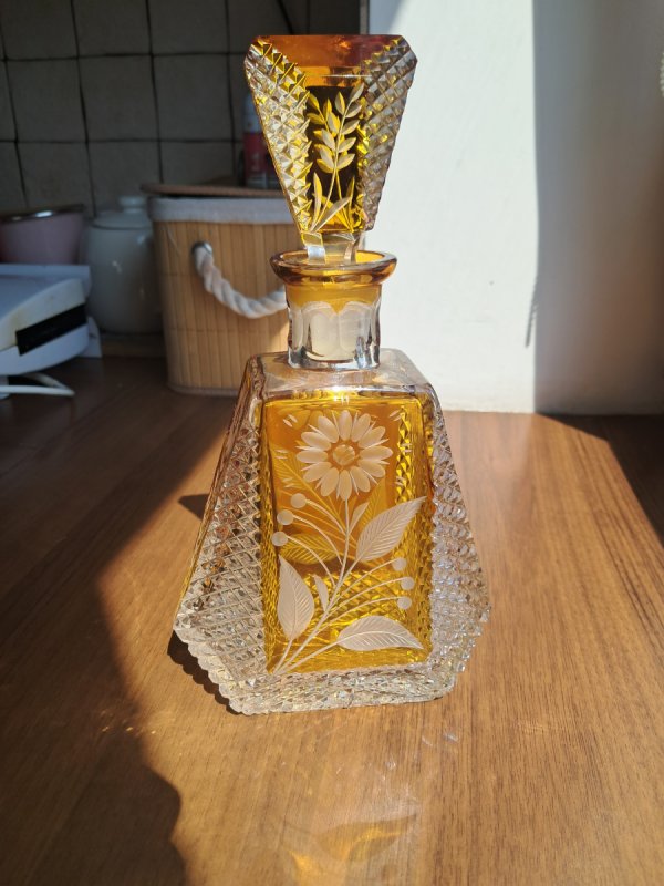 Karafka kryształ barwiona