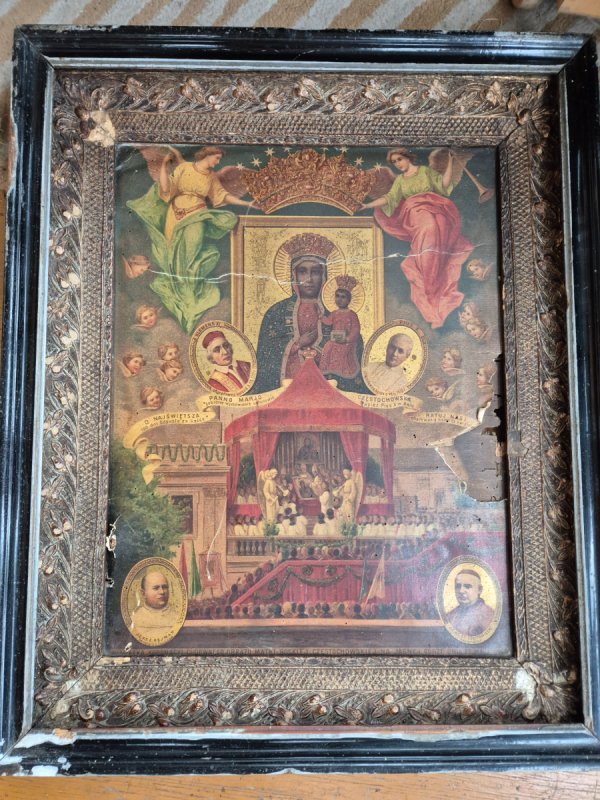 Obraz Uroczystość koronacji Matki Boskiej 1911 r