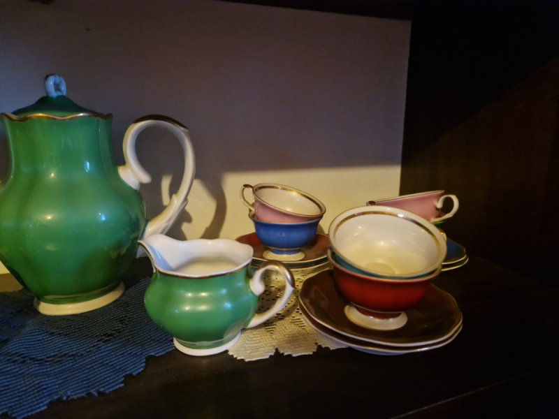 Porcelanowy serwis do kawy Karolina lata 60te - 01