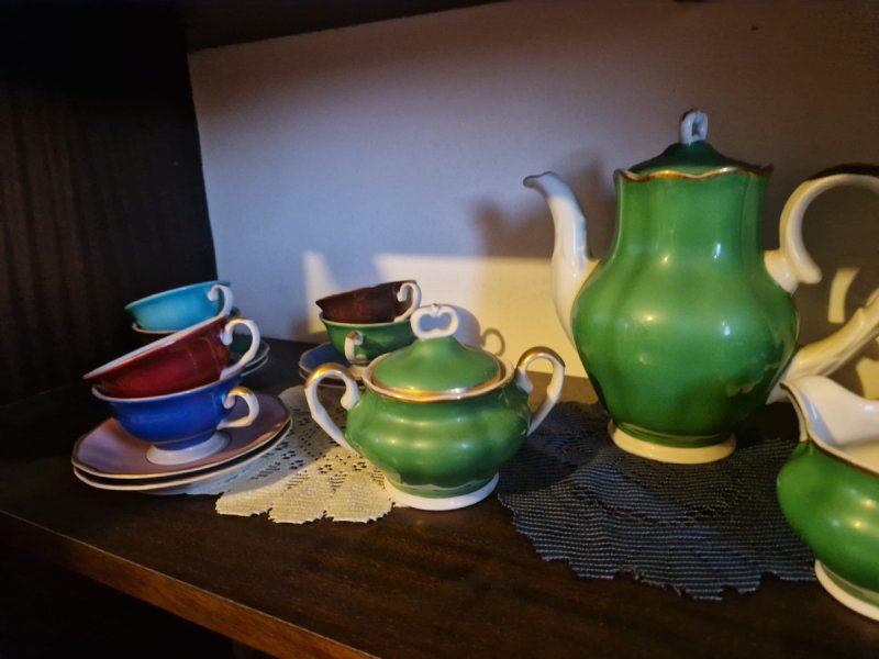 Porcelanowy serwis do kawy Karolina lata 60te - 02