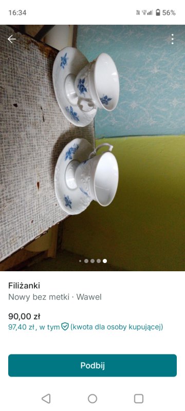 Zestaw filiżanek