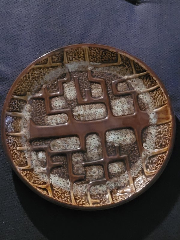 Patera Mirostowice PRL, lata 60/70, motyw drzewa, - 01