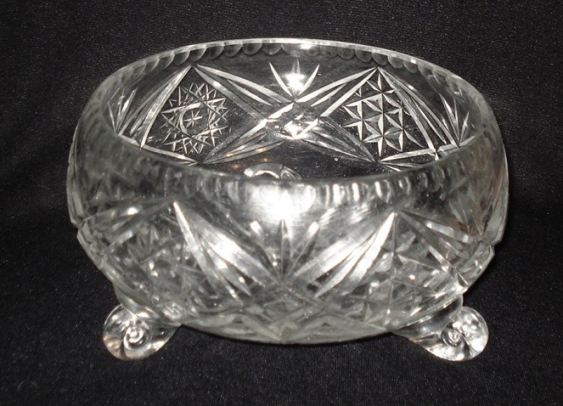 Kryształowa misa MISKA średnica 944g 15,5cm PRL
