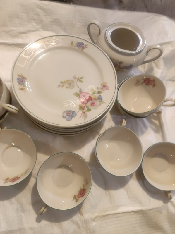 Porcelana c.t altwasser 8 talerzyków deserowych i