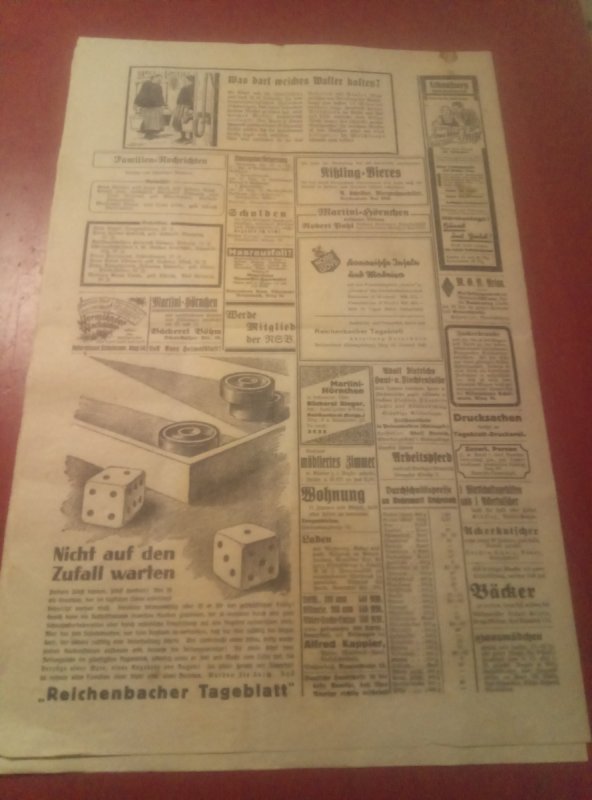 Gazeta z roku 1937 komplety Egzemplarz