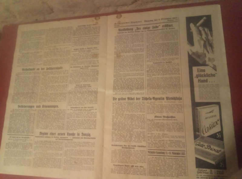 Gazeta z roku 1937 komplety Egzemplarz - 02