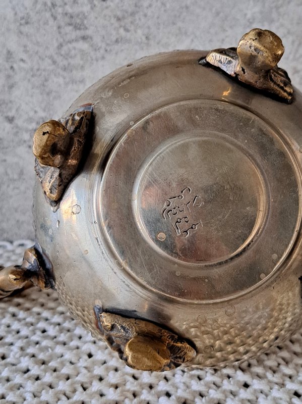 Czajnik imbryk na kawę styl orientalny ręcznie zdo - 05