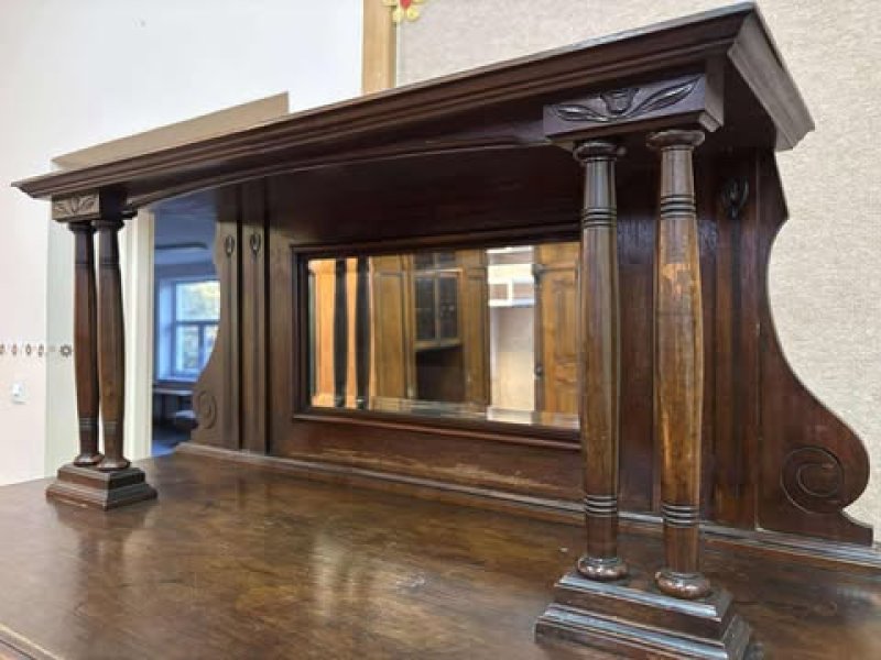 Piękna Zdobiona Bieliźniarka/Komoda z Lustrem - 04