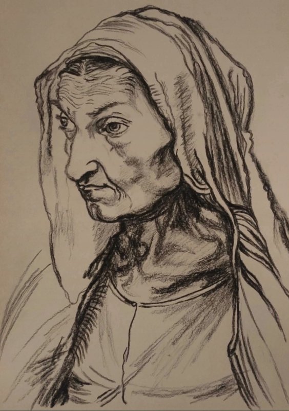 Kopia Portret matki Albrecht Durer