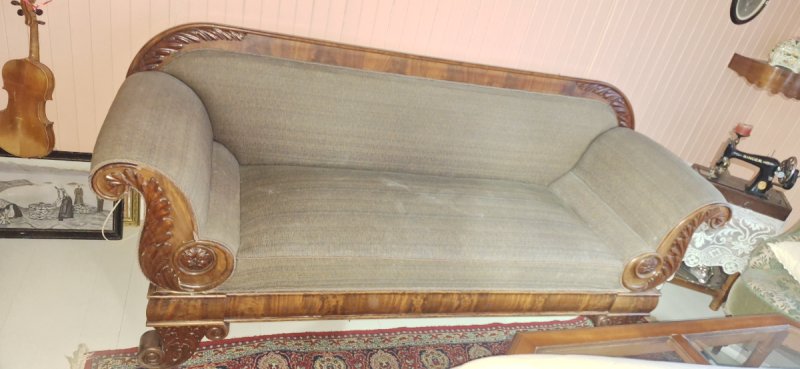 Mahoniowa sofa Biedermeier