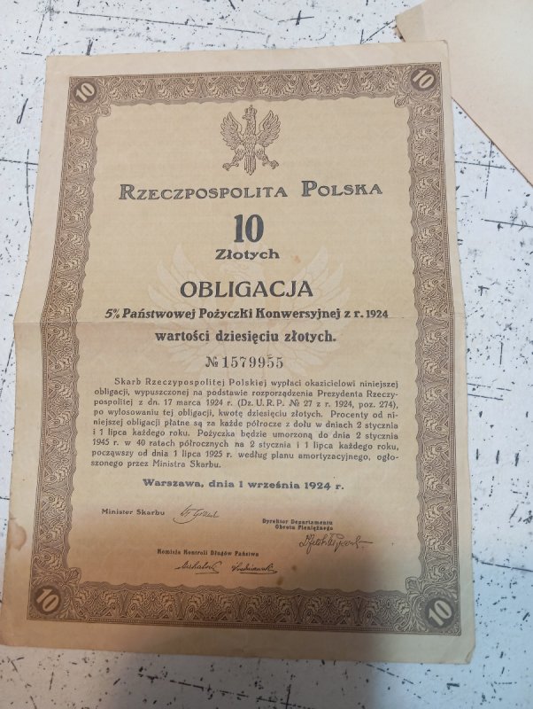 Obligacje skarbu panstwa
