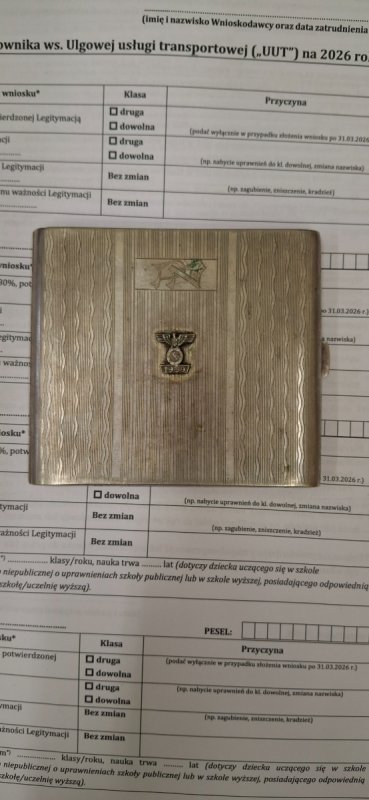 Srebrna Papierośnica