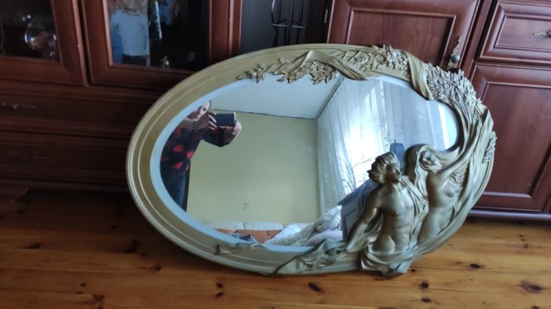 Lustro antyczne styl secesja lub barok