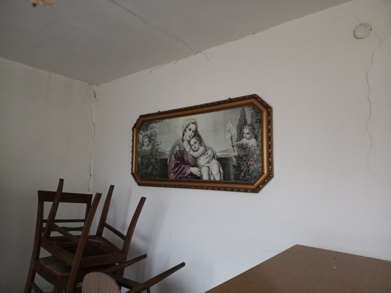 Obraz 120x60 w ramie drewnianej Maryja Dzieciątkie