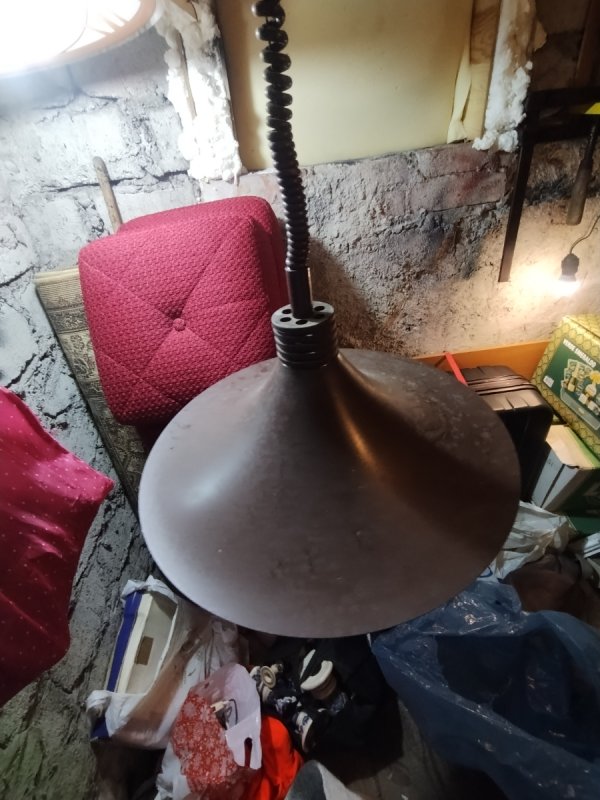 Lampa wisząca prl