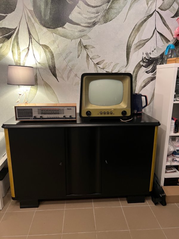 Telewizor szafir radio unitra ślęża