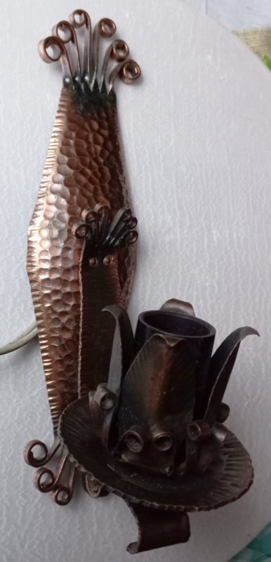 Stara lampa ścienna wintage - 01