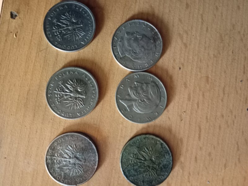 Witam ma do sprzedania 6 monet 10złotowych PRL