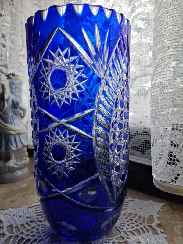 Niebieski wazon