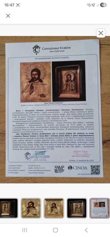 Ikona w kiocie