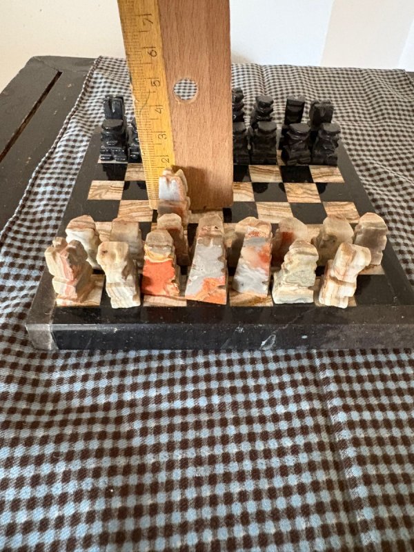 Meksykański zestaw szachowy z kamienia - 01