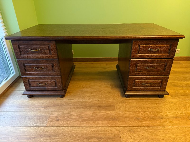 Biurko z litego dębu 170x80x75
