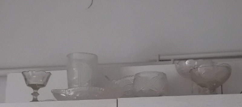 Komplet krysztakow z czasu prl
